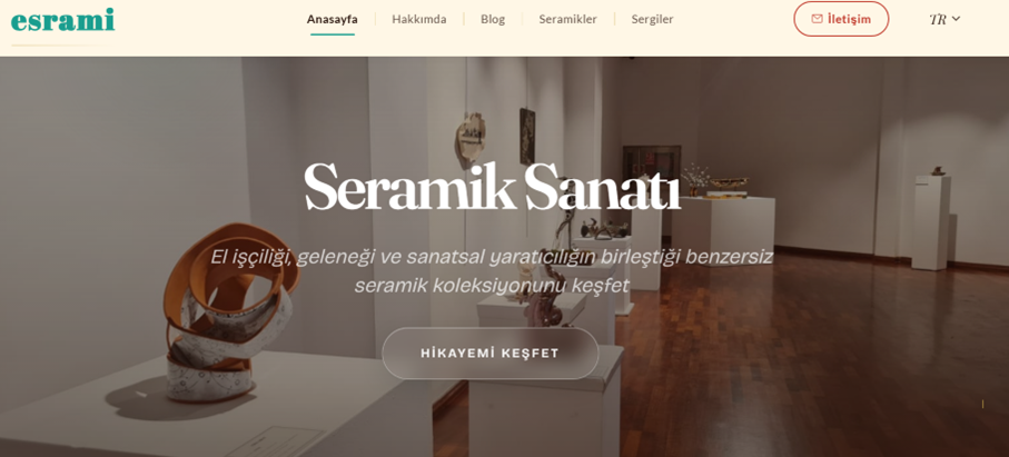 Sanatçı Portfolyosu & Web Sitesi