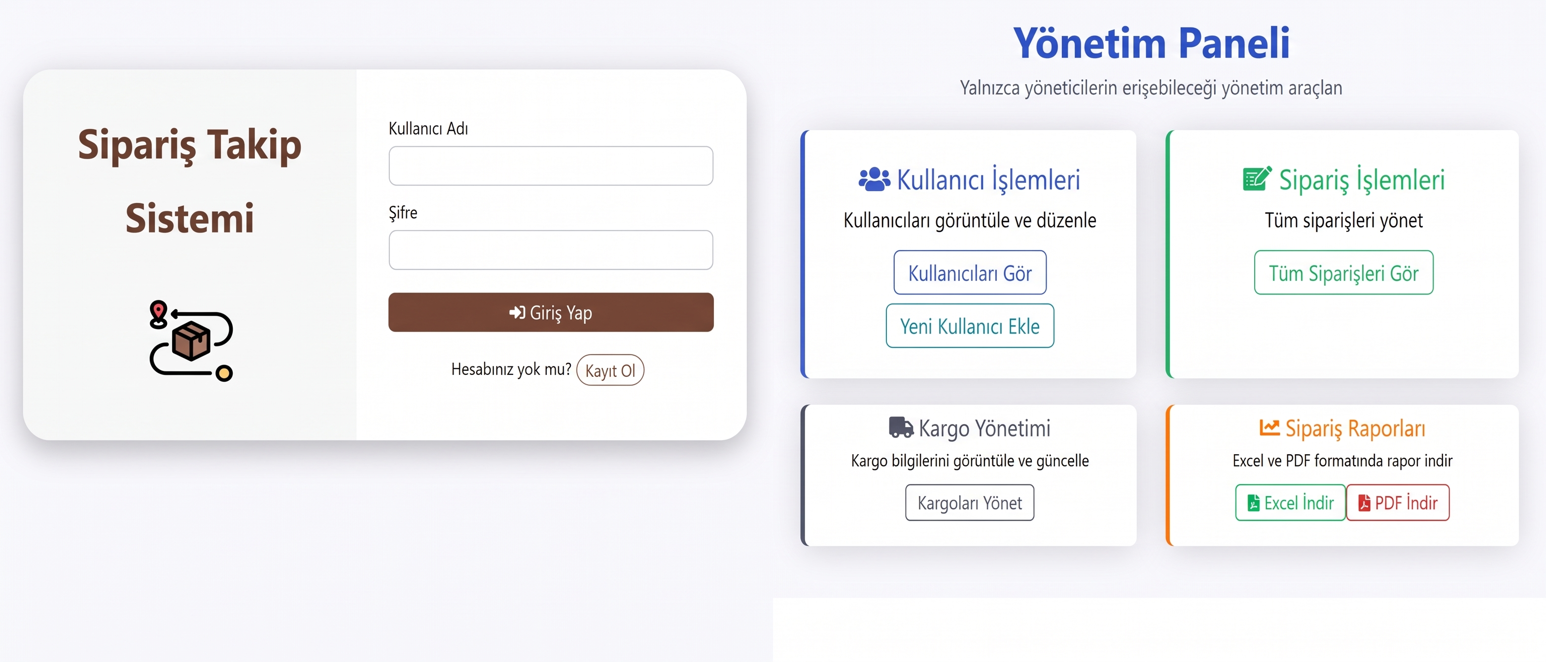 Sipariş Takip Sistemi